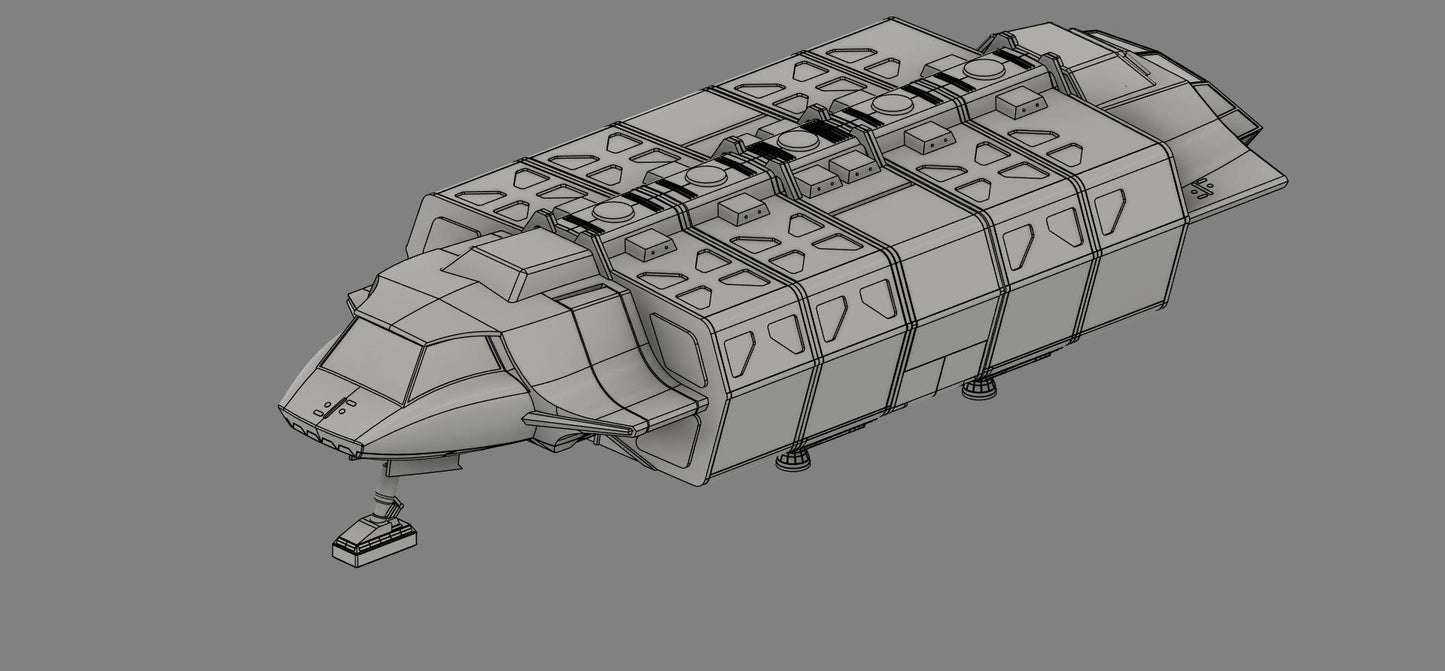 V - 5 - Module Transport ship (Sparse Print)